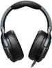 A pair of black and gray gaming headphones is shown against a white background. Anteprima dell’immagine prodotto