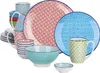 Vancasso Tafelservice Porzellan, Tafelservice bunt, Macaron Produktbild-Vorschau 1