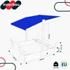 KOTARBAU® Sandkasten mit Dach 100x100 cm Holz mit Abdeckung Produktbild-Vorschau 3