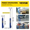 VEVOR Cric hydraulique long, capacité 8 t, avec pompe à Voir les images du produit 7