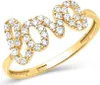 Unique Ring 333er Gelbgold (8K Gold) Love Schriftzug + Produktbild-Vorschau 1