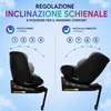 KidsZone Seggiolino Auto 0-36 kg Isofix Girevole 360° - Anteprima dell’immagine prodotto 4