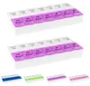 2x WELLGRO® Tablettenbox für 7 Tage - je 2 Fächer pro Tag, Produktbild-Vorschau 2