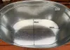 Zinkwanne Badewanne groß rund massiv aus Metall oval Produktbild-Vorschau 3