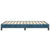 vidaXL Struttura letto senza materasso blu scuro 120x200 cm Anteprima dell’immagine prodotto 5
