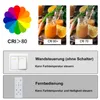 ZMH LED Deckenleuchte Wohnzimmer Deckenlampe - Schwarz 80CM Produktbild-Vorschau 5