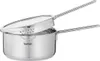 Tefal H852S8 Nordica 4-piece pan set stainless steel/glass Voir les images du produit 9