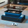 STILVORA Couchtisch mit LED-Beleuchtung und 4 Schubladen, Produktbild-Vorschau 3