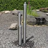 CLGarden Edelstahl Säulenbrunnen ESB1 mit 3 Säulen 100cm Produktbild-Vorschau 2