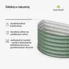 Blumfeldt High Grow vysokokvalitný polkruhový vyvýšený Náhľad obrázku produktu 6