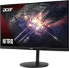 A black Acer Nitro gaming monitor displaying a space battle scene. Produktbild-Vorschau