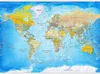 Samolepicí filmová fototapeta - Klasická mapa světa 245x175 Náhled obrázku produktu 5