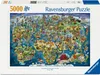 Weltkarte mit Sehenswürdigkeiten Ravensburger 12001738 Produktbild-Vorschau 1