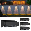 2 Stück LED Solarlampe für Außen, 2 LEDs Solarleuchte Außen Produktbild-Vorschau 4