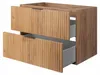 Rodan Waschbeckenunterschrank 160cm - Braun-Schwarz - Produktbild-Vorschau 4