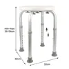 Tabouret de douche 36-54cm Hauteur réglable Tabouret de Voir les images du produit 7