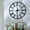 Atmosphera Créateur d'intérieur® Große schwarze Metalluhr - Produktbild-Vorschau 4