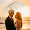 Parasol przezroczysty parasolka transparentna składana Podgląd zdjęcia produktu 4