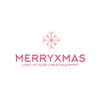 A snowflake graphic above the text "MERRYXMAS" and "LIGHT UP YOUR CHRISTMAS SPIRIT". Anteprima dell’immagine prodotto