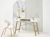 Bureau DEVON - or / blanc Voir les images du produit 13