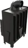 Luftkamineinsatz KRATKI FLOKI S 8kW Ø160 Rekuperation Stahl Produktbild-Vorschau 6