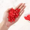 100 Mini-Schleifen aus rotem Band, 2,5 cm, selbstklebend, Produktbild-Vorschau 3