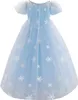 A light blue dress with snowflake patterns. Anteprima dell’immagine prodotto