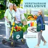 KESSER® Rollator Aluminium faltbar, höhenverstellbar & bis Produktbild-Vorschau 7