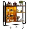 Bestier Schweberegal mit LED-Beleuchtung, küchenregal 84cm, Produktbild-Vorschau 1