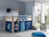 Vipack Spielbett Pino, Liegefläche 90x200 cm mit Textilset Produktbild-Vorschau 3