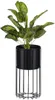 HowHomely Modern Pflanzenständer mit Topf, Blumenhocker aus Produktbild-Vorschau 1