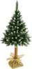 nabbi Choinka na pniu Christee 7 180 cm - zielona/biała Podgląd zdjęcia produktu 1