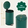 CASABEL Poubelle Cuisine 30L - 100% Acier Inoxydable, Voir les images du produit 4