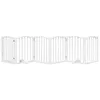 A white, multi-panel pet gate is displayed against a white background. Náhľad obrázku produktu
