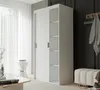 Armoire à portes coulissantes LUNA 100 cm avec étagères et Voir les images du produit 1