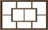 vidaXL Półka ścienna brązowy dąb 85x16x52,5 cm materiał Podgląd zdjęcia produktu 5