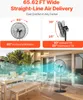 SucceBuy Ventilatore industriale da piedistallo 24" a 3 Anteprima dell’immagine prodotto 4