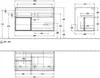 Villeroy & Boch G111GMPC Waschbeckenunterschrank Finion G11 Produktbild-Vorschau 2