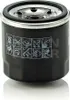 A black oil filter with instructional symbols on its side. Podgląd zdjęcia produktu