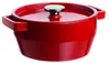 PYREX Slow Cook Bratentopf rund, mit Deckel, ø: 200 mm, rot Produktbild-Vorschau 5