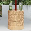 vidaXL Sonnenschirmständer 28.05 kg Natur Massivholz Produktbild-Vorschau 2