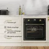 Klarstein Four Encastrable Pyrolyse Chaleur Tournante 76L - Voir les images du produit 6