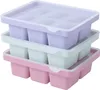 3 Stück Eiswürfelform, Silikon Eiswürfelbehälter XL Mit Produktbild-Vorschau 1