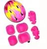 7Pcs Kinder Fahrrad Radfahren Skating Helm Knie Ellbogen Produktbild-Vorschau 1