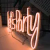 NEON LED světlo, dekorativní nástěnné světlo, Lets Party Náhled obrázku produktu 2