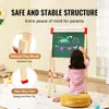 SucceBuy 3-in-1-Kunststaffelei für Kinder, doppelseitiges Produktbild-Vorschau 6
