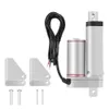 A product shot of a linear electric actuator and its accessories on a white background. Podgląd zdjęcia produktu
