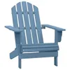 Chaise de jardin Adirondack bois de sapin massif bleu Voir les images du produit 1