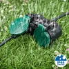 deleyCON 2m Outdoor Verlängerungskabel Stromkabel IP44 Produktbild-Vorschau 5