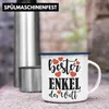 Trendation - Enkel Emaille Tasse Geschenk Oma Opa Enkel Produktbild-Vorschau 4